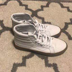 White Hightop Vans